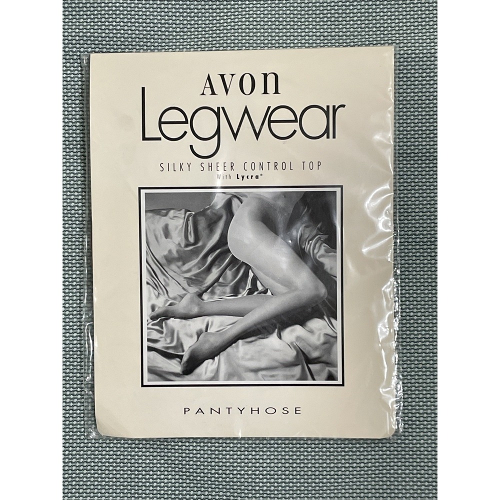 Avon Legwear Silky Sheer Control Top Pantyhose Light Beige (B)